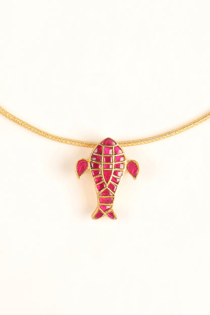 Machli Red Pendant