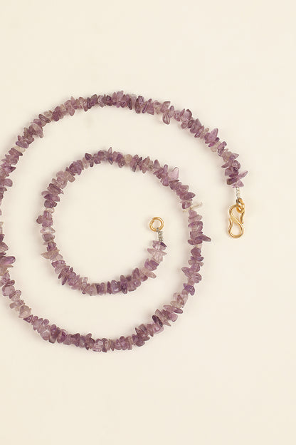 Aubergine Stone Necklace