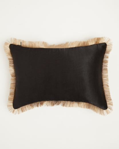 Lehar Velvet Ajrakh Rectangle Cushion Cover